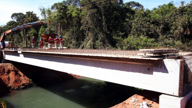 Sorriso: Ponte de concreto na Estrada Rodeio será entregue neste sábado
