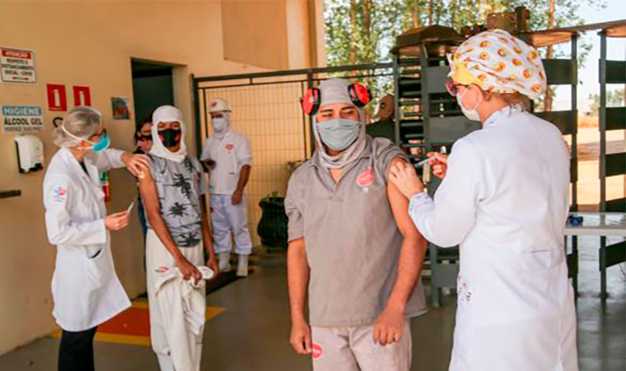 Secretaria começa em Sorriso vacinação de mais de 2 mil trabalhadores da indústria contra Covid após indicação do Legislativo