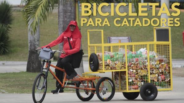 Diogo Kriguer solicita doação de bicicletas elétricas adaptadas para catadores de materiais recicláveis
