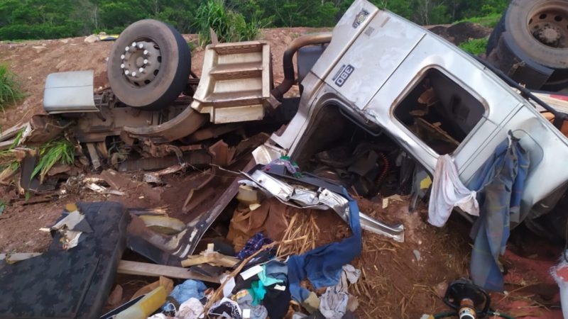 Motorista morre após acidente na BR-163 em Guarantã do Norte