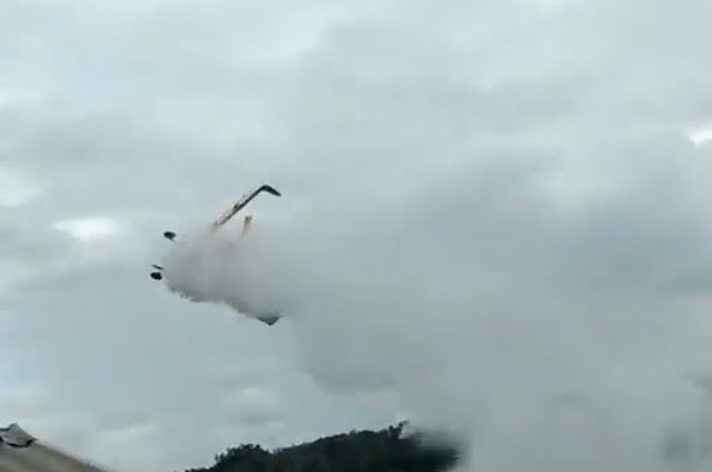 Vídeo registra momento de acidente com avião agrícola no Tocantins