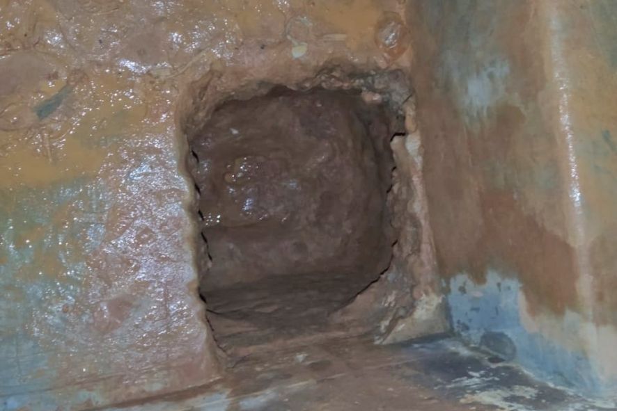 Policias penais descobrem túnel feito por membros de facção no Nortão