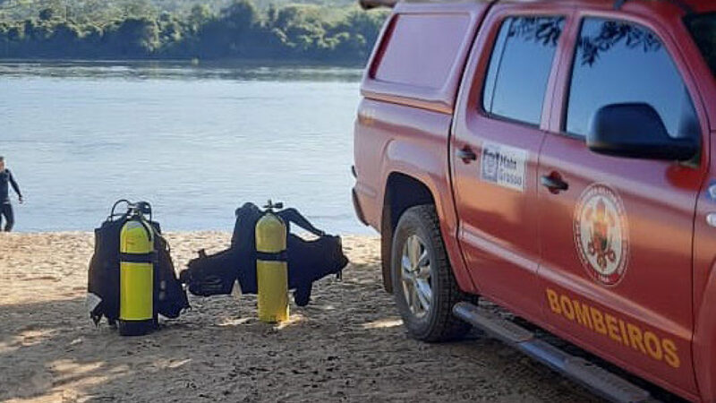Corpo de Bombeiros procura por suposta vítima de afogamento no rio Teles Pires