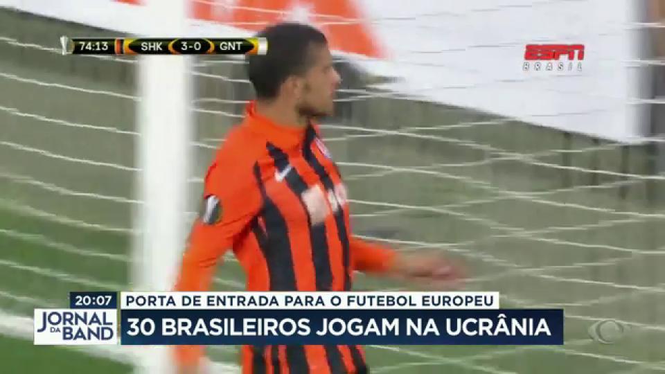 VÍDEO: 30 brasileiros jogam na Ucrânia