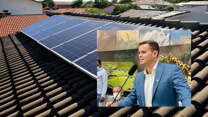 Vereador Diogo Kriguer indica a implantação de energia solar em prédios públicos de Sorriso