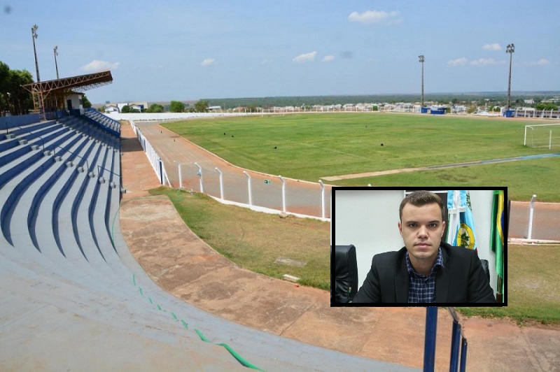 Diogo Kriguer pede reestruturação da pista de atletismo do Estádio Municipal