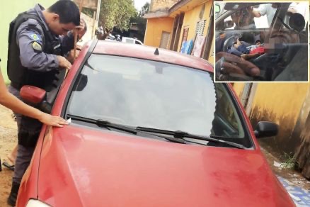 Bebê de 10 meses se tranca em carro e é resgatado pela PM em Ipiranga do Norte