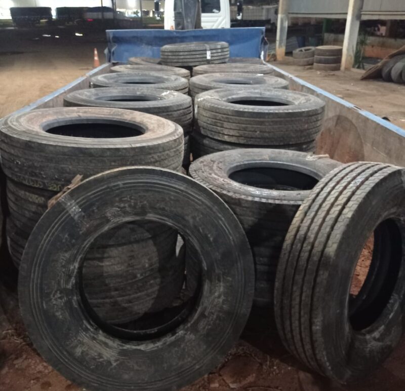 Dono de borracharia é preso em flagrante pela Polícia Civil com 42 pneus de origem ilícita em Sorriso