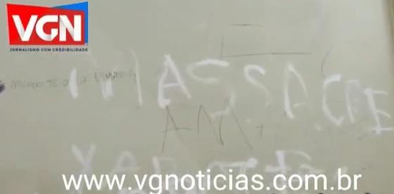 Mensagens de “cuidado massacre” e “a morte está perto” causam pânico em escola de Cuiabá