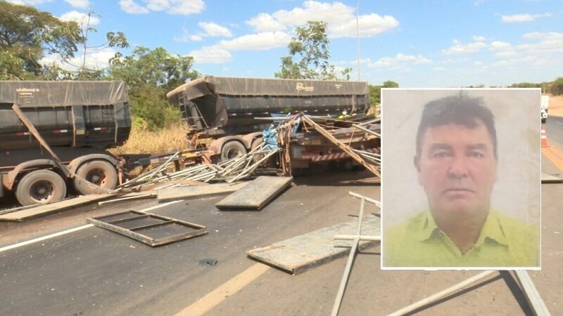 Motorista morre após colisão envolvendo carreta e caminhão na BR-163 em Sorriso