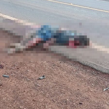 Motociclista tem a cabeça esmagada após caminhoneiro passar por cima em Mato Grosso; veja o vídeo