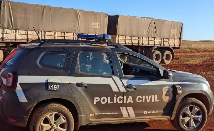 Polícia Civil recupera carga de 50 toneladas de soja roubadas de fazenda em Sorriso