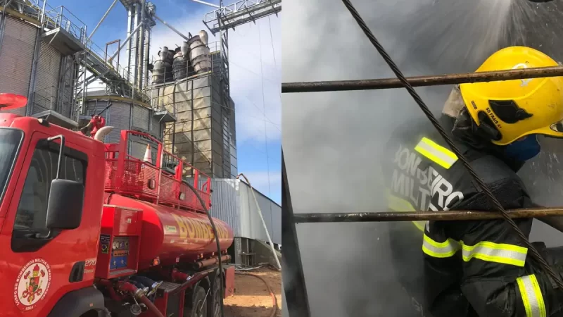 Incêndio destrói mais de 80 toneladas de grãos em fazenda de Vera