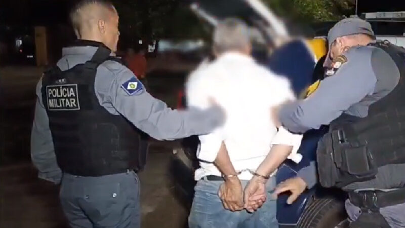 Homem é preso após oferecer doces para aliciar meninas com idades entre 6 e 11 anos em Sinop