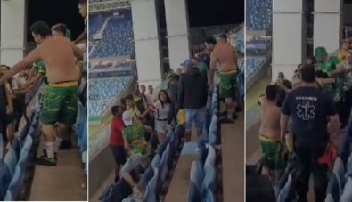Jogo entre Corinthians e Cuiabá termina em pancadaria na Arena Pantanal
