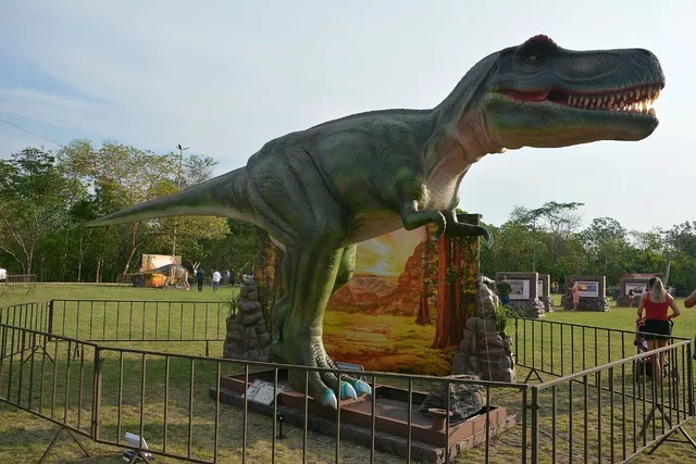 Vale dos Dinossauros chegará em Sinop; exposição apresentará réplicas de até 10 metros