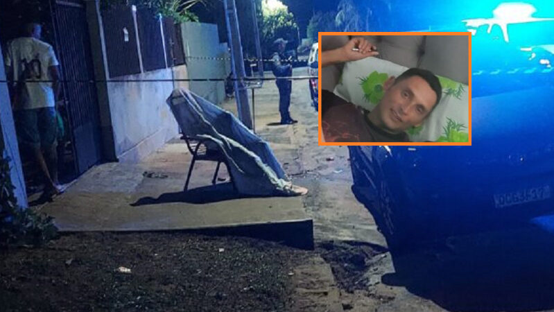 Homem é assassinado com tiros na cabeça enquanto estava sentado na porta da casa da mãe