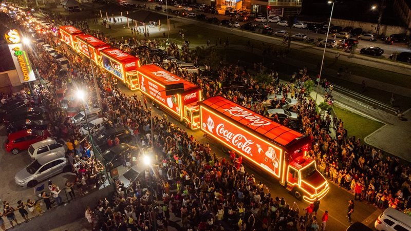 Lucas do Rio Verde, Sinop e outros 07 municípios de MT receberão a Caravana de Natal da Coca-Cola