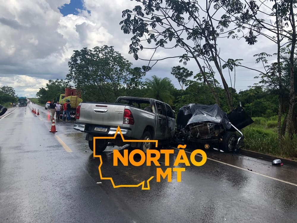 Família de Sorriso se envolve em grave acidente na BR-163 próximo ao distrito de Primaverinha