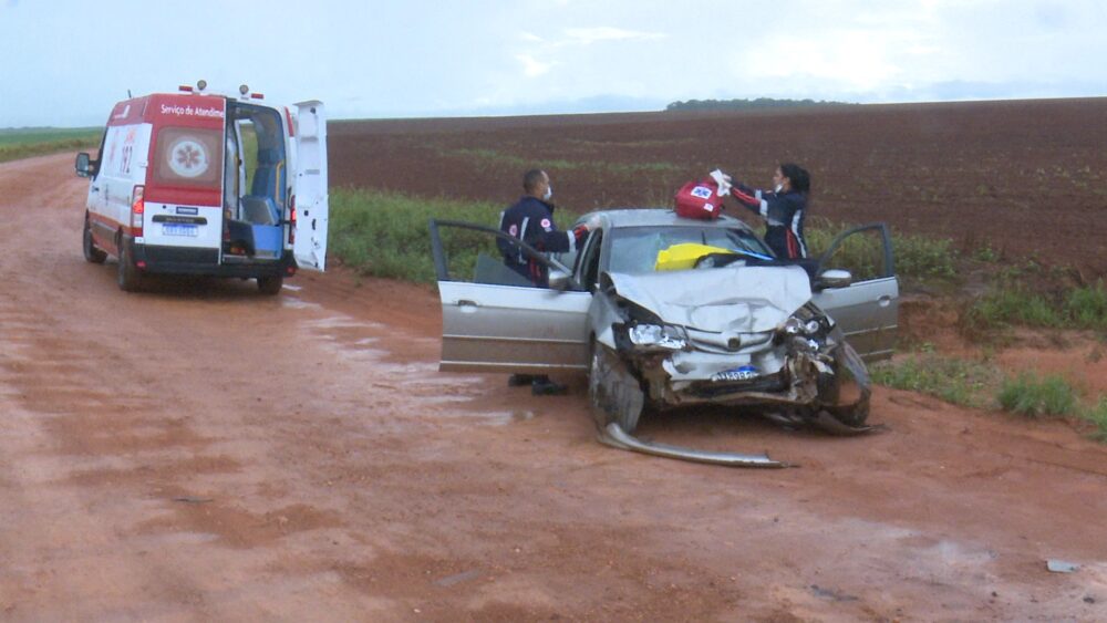 Grave acidente na região do Pontal do Verde deixa dois feridos