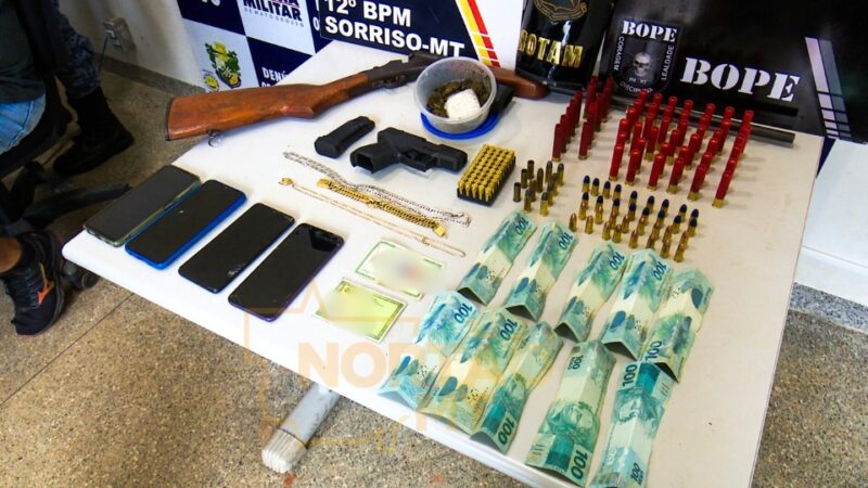 Dois homens são presos por venda ilegal de armas de fogo em Sorriso