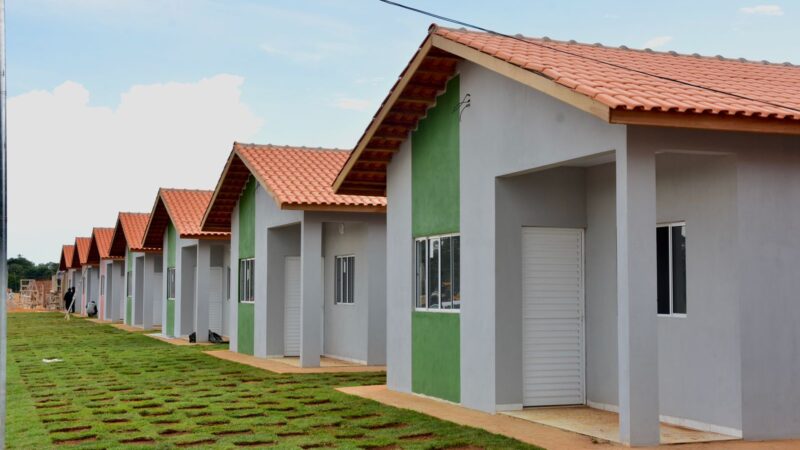 Casas populares do programa SER Família Habitação em Lucas do Rio Verde estão 40% concluídas