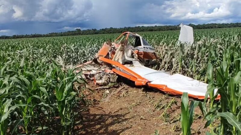 Piloto de avião agrícola morre em acidente em Lucas do Rio Verde