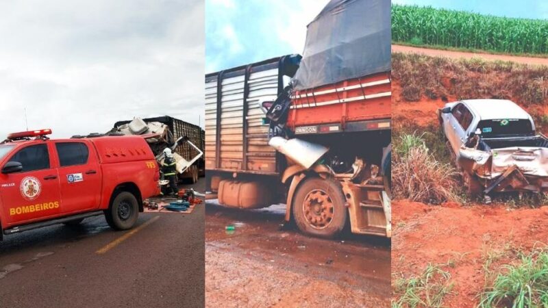 Caminhoneiro morre em acidente que destruiu cabine de caminhão boiadeiro em Canarana