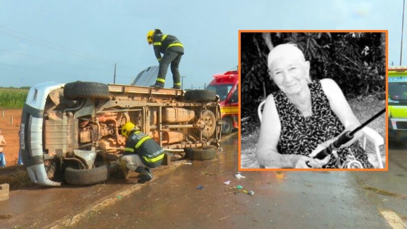 Idosa morre após grave acidente na BR-163 em Sorriso