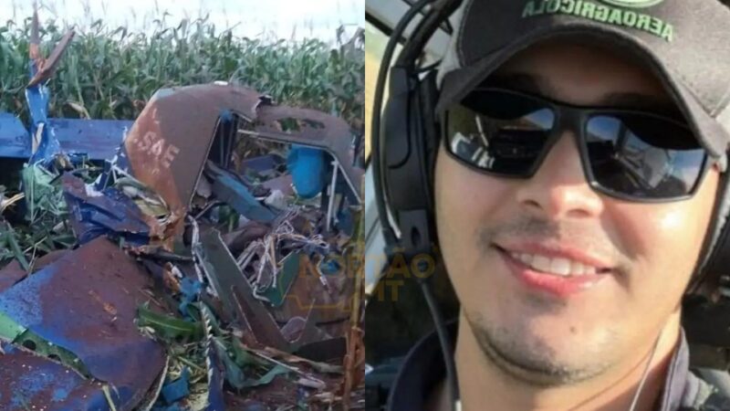 Piloto de avião agrícola que morreu em acidente era proprietário de aeronave e deixou família