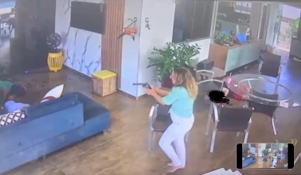 Homem e mulher entram atirando em residência de garimpeiro em tentativa de chacina (vídeo); dois morrem