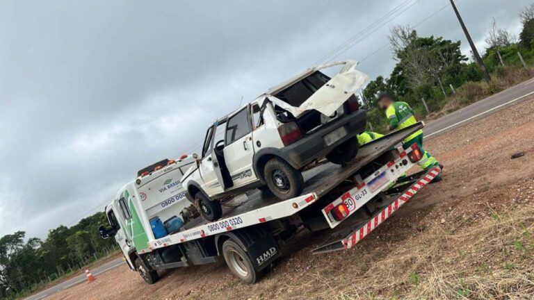 Radialista Carlinhos capota carro na MT-208 e sobrevive: “Tive um livramento”