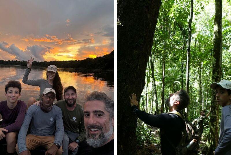 Marcos Mion traz a família para a Amazônia mato-grossense em Alta Floresta