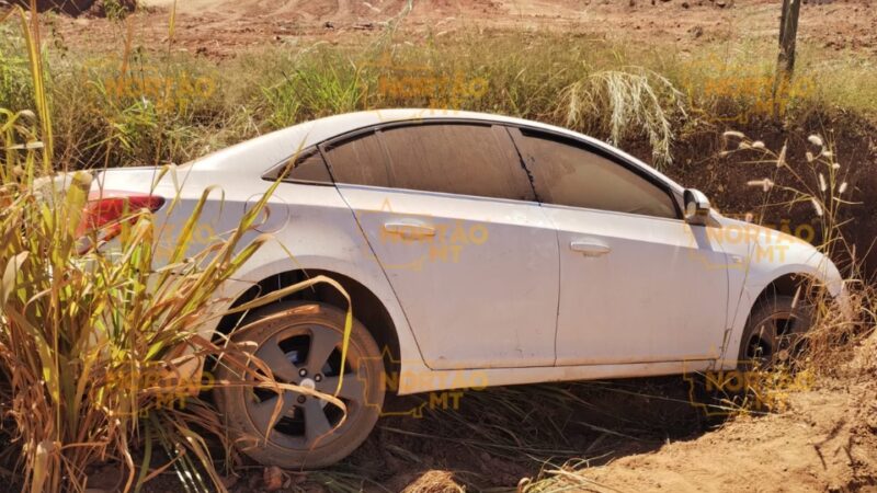 Veículo usado em tentativa de homicídio em Sorriso é encontrado abandonado