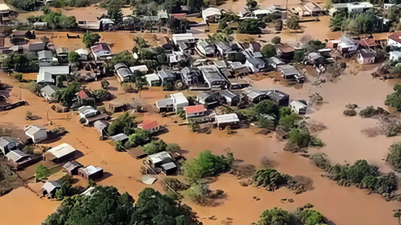Governo Federal declara estado de calamidade em 265 municípios do Rio Grande do Sul devido as fortes chuvas