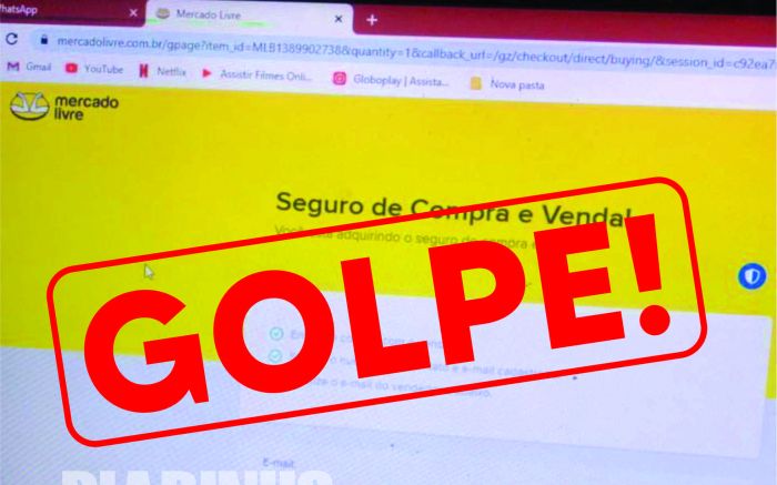 Mulher perde mais de R$ 1 mil após golpistas se passarem por atendentes do Mercado Livre em Sorriso