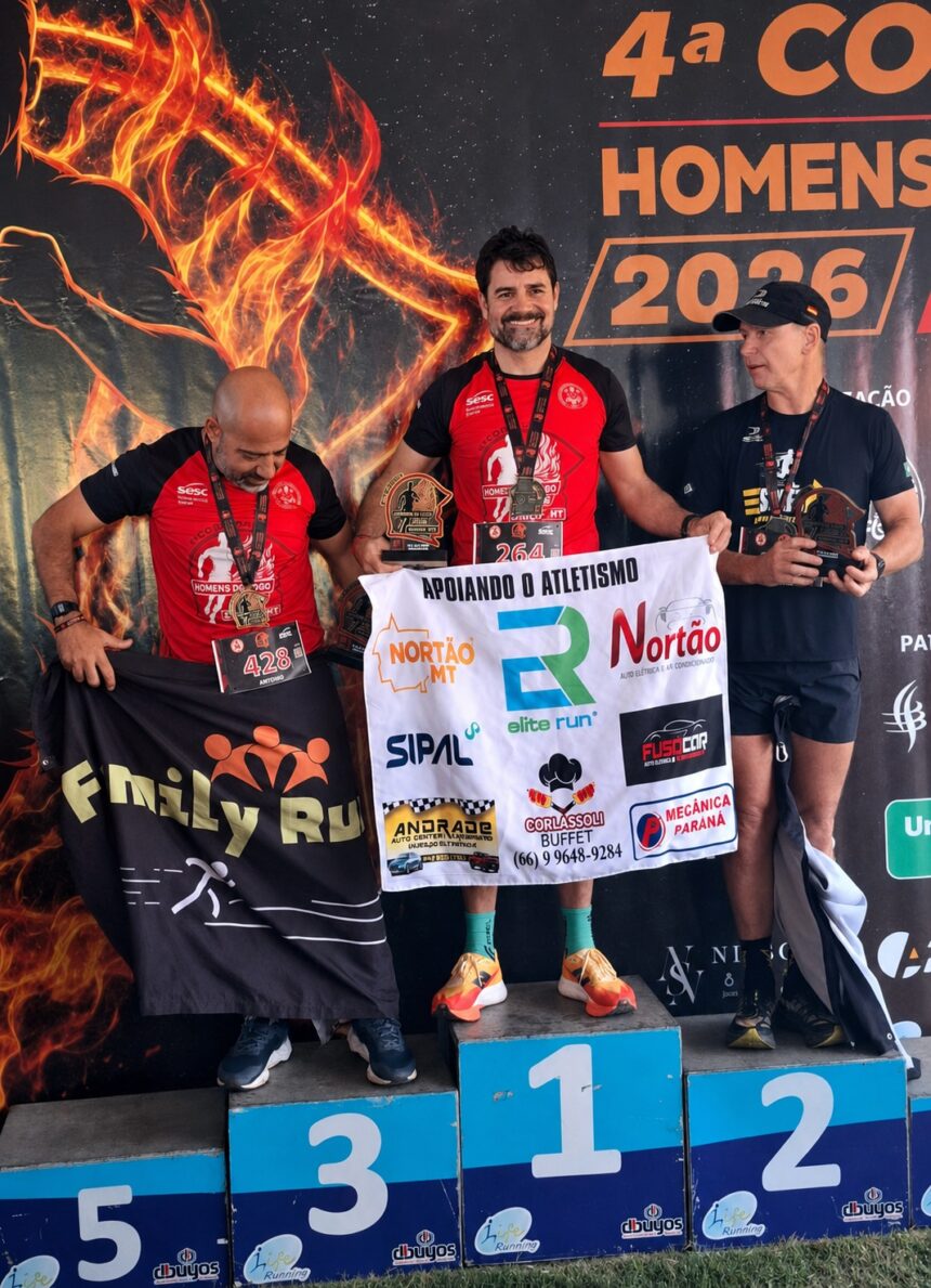 Atleta de Sorriso vence categoria na 4ª Corrida Homens do Fogo em Sinop Atleta de Sorriso vence categoria na 4ª Corrida Homens do Fogo em Sinop