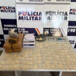 Força Tática prende suspeito e apreende mais de 5 kg de drogas em operação próxima ao bairro Santa Maria, em Sorriso