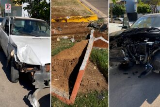 Acidente entre dois carros deixa uma pessoa ferida em Lucas do Rio Verde