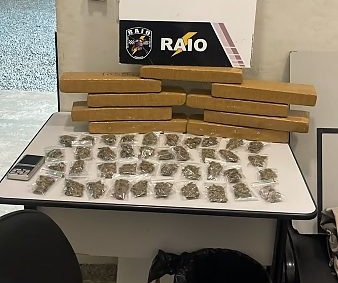 Polícia Militar prende faccionado com nove tabletes e porções de maconha em Sorriso