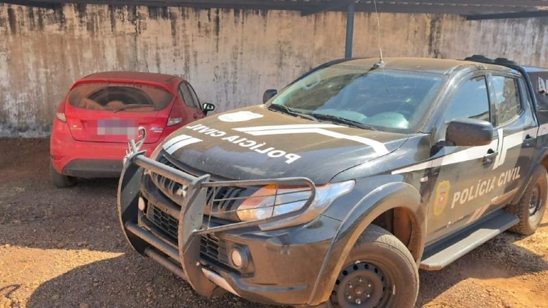 Homem é preso com carro clonado no interior de MT