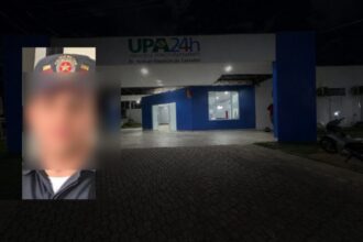 Sargento preso por suspeita de violência doméstica foge de UPA e é recapturado em MT