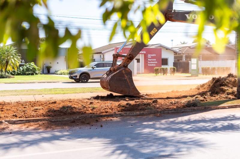 Avenida das Acácias terá mais de 150 novas vagas de estacionamento em Lucas do Rio Verde